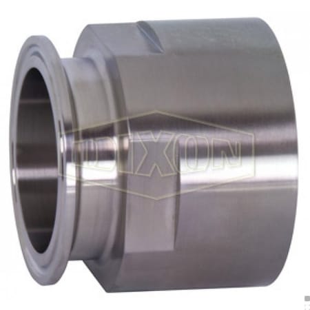 Dixon Clamp Adapter, Series: 22MP, Fitting/Connector Type: Adapter, 3 x 2 in Nominal Size, Tube x FNPT, 30 22MP-G300200